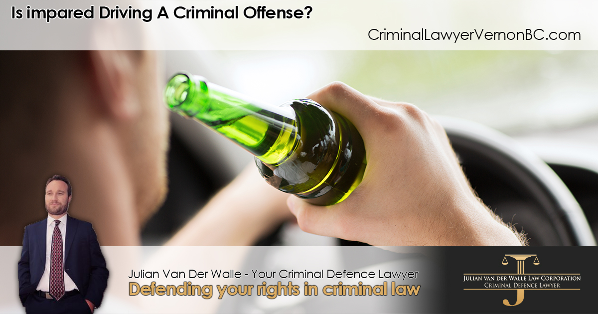 Is Impaired Driving a Criminal Offense?